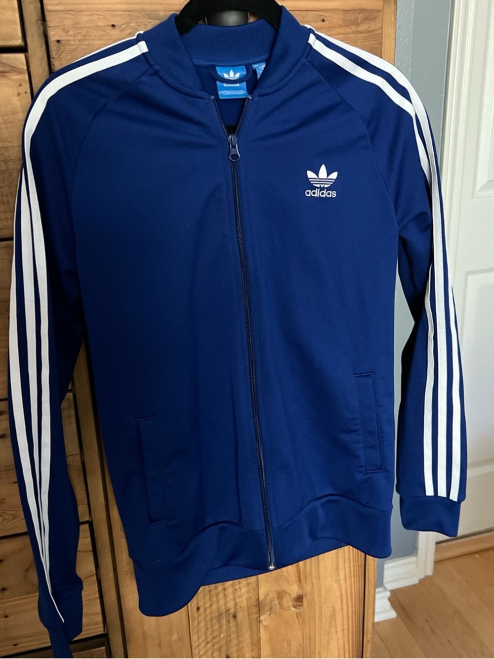 Adidas Navy Blue Track Jacket